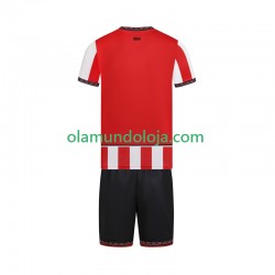 Camisola Sheffield United Criança Equipamento Primeiro 2025-2026 Manga Curta